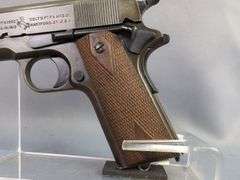 Colt 1911 US Army .45 Colt  Pistol SN# 525123, Marked United States Property, 3 Total Mags, Dual Mag Pouch, In Leather Holster