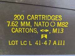 Metal Ammo Cans, Qty 3, 7" X 10" X 4"