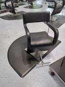 Salon Adjustable Swivel Styling Chair With Anti-Fatigue Floor Mat