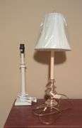 Accent Table Lamps, Qty 2, One Lampshade