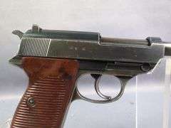 Walther P-38 AC 42 9mm Pistol SN# 9466, 2 Total Mags, In Leather Holster
