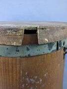 Wooden Cheese Bucket with Lid and Handle