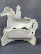 Cast Iron Noah's Ark And Carousel Horse Door Stopps