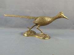 Brass Roadrunner Sculpture