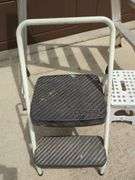 Werner 6-Foot Ladder, Cosco Step Stool and Small Folding Stool - Lot of 3