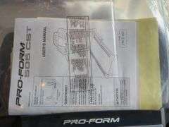 Pro-Form Treadmill With Manual