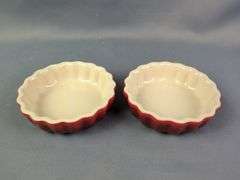 Le Creuset Mini Fluted Flan, Qty 2, Brulee And Pie Dishes