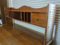Maple Desk with Hutch