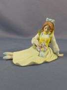 Enesco Spring Girls and Schmid Musical Porcelain Figurine