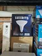 Light Bulbs Including LED, Halide, Flood Lights, and More, Contents Of 2 Shelves