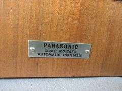 Realistic STA-14A Receiver and Panasonic RD-7673 Turntable