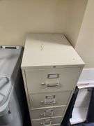 Hon 4-Drawer Upright File Cabinet, Qty 2, Mild Wear