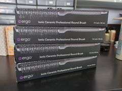 Ergo Ionic Ceramic Professional Round Brushes, Qty 4, 1 ⅛ inch