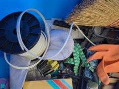Tools and Supplies In Storage Tote