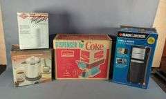 Black & Decker Coffee Maker, Dispenser for Coke, Coffee Percolator, And More