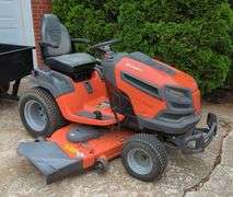 Husqvarna TS 354XD Riding Lawn Mower With 54" Deck, Hours Showing On Gauge 66