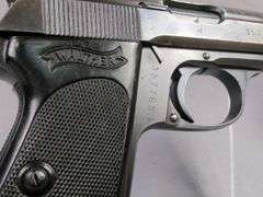 Walther PPK 7.65mm Pistol SN# 357785, Nazi Mark, 4 Total Mags, In Leather Holster