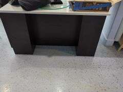 Modern Desk with Storage, Bidder Responsible For Proper Removal, Thursday Pick Up ONLY