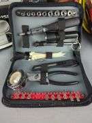 Automotive Emergency Kit with Husky Inflator, Jumper Cables, and More