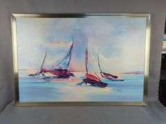 Janine Framed Sailboat Print