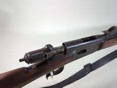Waffenfabrik Bern Vetterli M78 10.4 x 38 Bolt Action Rifle SN# 169828, With Socket Bayonet, Leather Sling