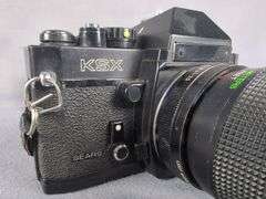 Sears KSX 35mm Film Camera with Vivitar Lens and Accessories