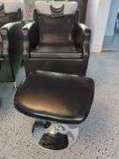 Minerva Salon Shampoo Station Chairs with Footrest