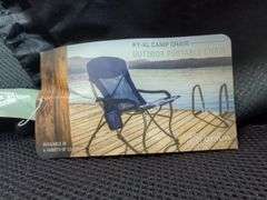 Picnic Time PT-XL Folding Camp Chair, Rawlings Folding KU Jayhawks Folding Camp Chair, And Members Mark Pool Float