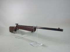 O.F. Mossberg & Sons 44US .22 LR Bolt Action Rifle SN# 104675, Marked US Property, Has Mossberg S-130 Peep Sight, No Mag
