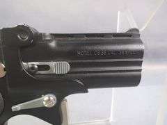 Cobra CB38 .38 Spl Over/Under Derringer Pistol SN# CT023767, In Bianchi Leather Holster