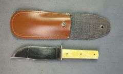Imperial Fixed Blade Knife, 4" Drop Point Blade, In Sheath