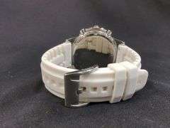 Men's Fossil Wrist Watch With Silicone Band