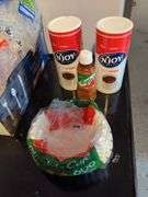 Food Service Supplies Including Tea, Sugar, Creamer, Stirrers, and More