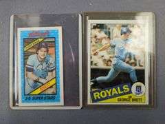 Topps Kansas City Royals Baseball Cards 1980's & 90's