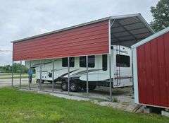 Steel RV Regular Roof Carport