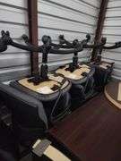 High Back Rolling Desk Chairs, Qty 4