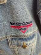 Harley-Davidson Las Vegas Cafe Mens Denim Jacket, Size L