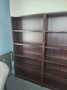 Global Wood Concepts Book Cases With Adjustable Shelves, Qty 2