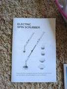 Electric Spin Scrubber Including Attachments
