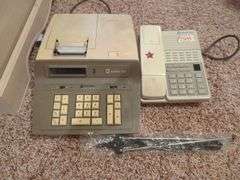 Monroe Calculator, BetSouth Cordless Phone & Nintendo DS Empty Box