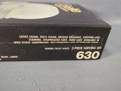 Corelle Serving Set, Ginsu Bagel Slicer, Veg-o-Matic, and More