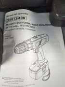 Craftsman 19.2V Cordless Drill Driver Combo Kit with Bag and Accessories