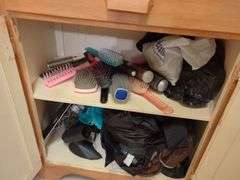 Hair Products and Supplies, Cabinet Not Included