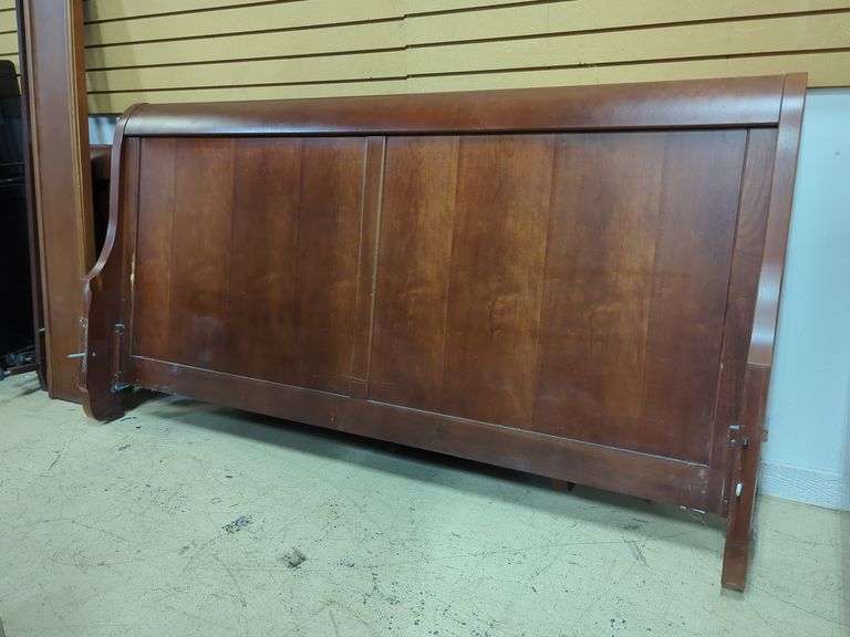 Wooden Sleigh Bed Frame