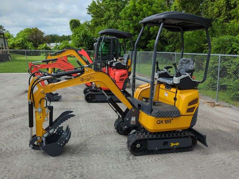 2025 CFG Model QK18R Mini Excavator - Unused, See Details For Video