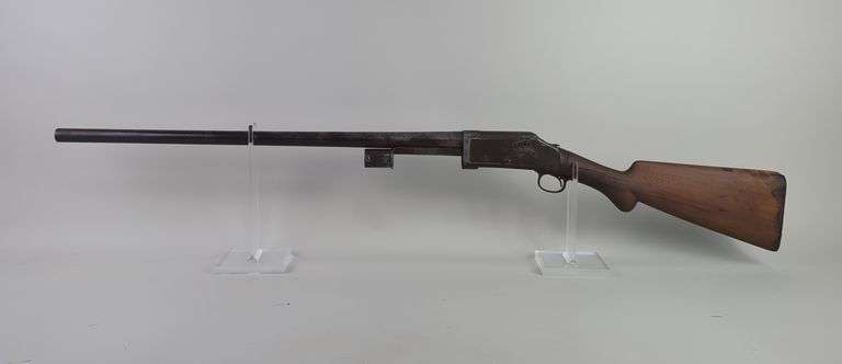 Winchester 1897 Pump Action Shotgun SN# 170466, 25.5" BBl, Believed To Be 12 ga, No Mag Tube, No Foregrip, Cracked Butt Stock, No Butt Plate, Needs Repair image