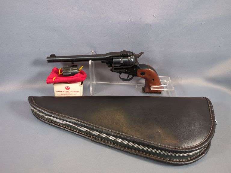 Sturm Ruger Single-Six .22 LR 6-Shot Revolver SN# 455504, Extra .22 Mag Cylinder, 6.5" Bbl, In Soft Case image