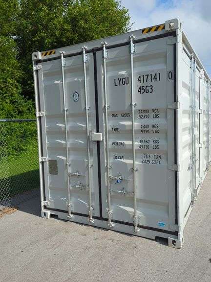 2025 40' High Cube Multi-Door Container - One Trip - Unused, Connex Load Out Will Be By Appointment Friday Afternoon Following The Load Out