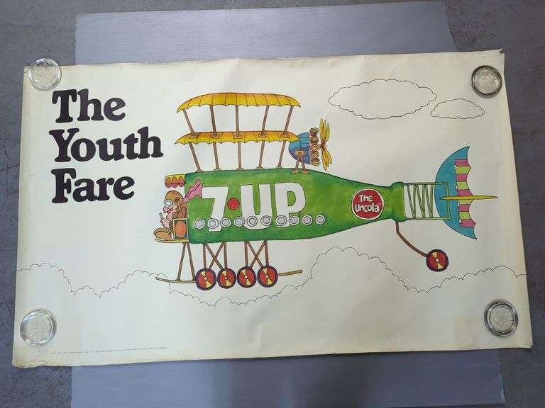 7-Up "The Youth Fare" Advertising Poster