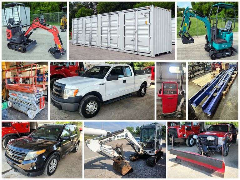 Mini Excavator, Equipment and City Surplus Auction